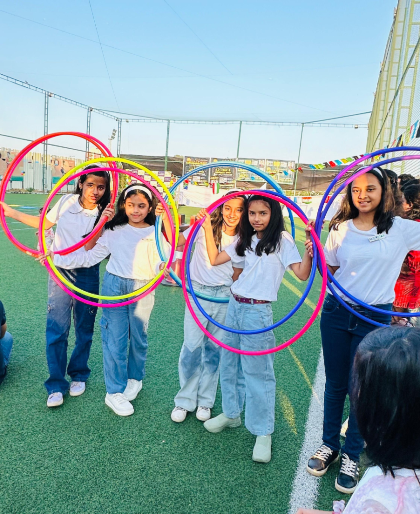 Hoopstar academy students at Eurokids Pre-school