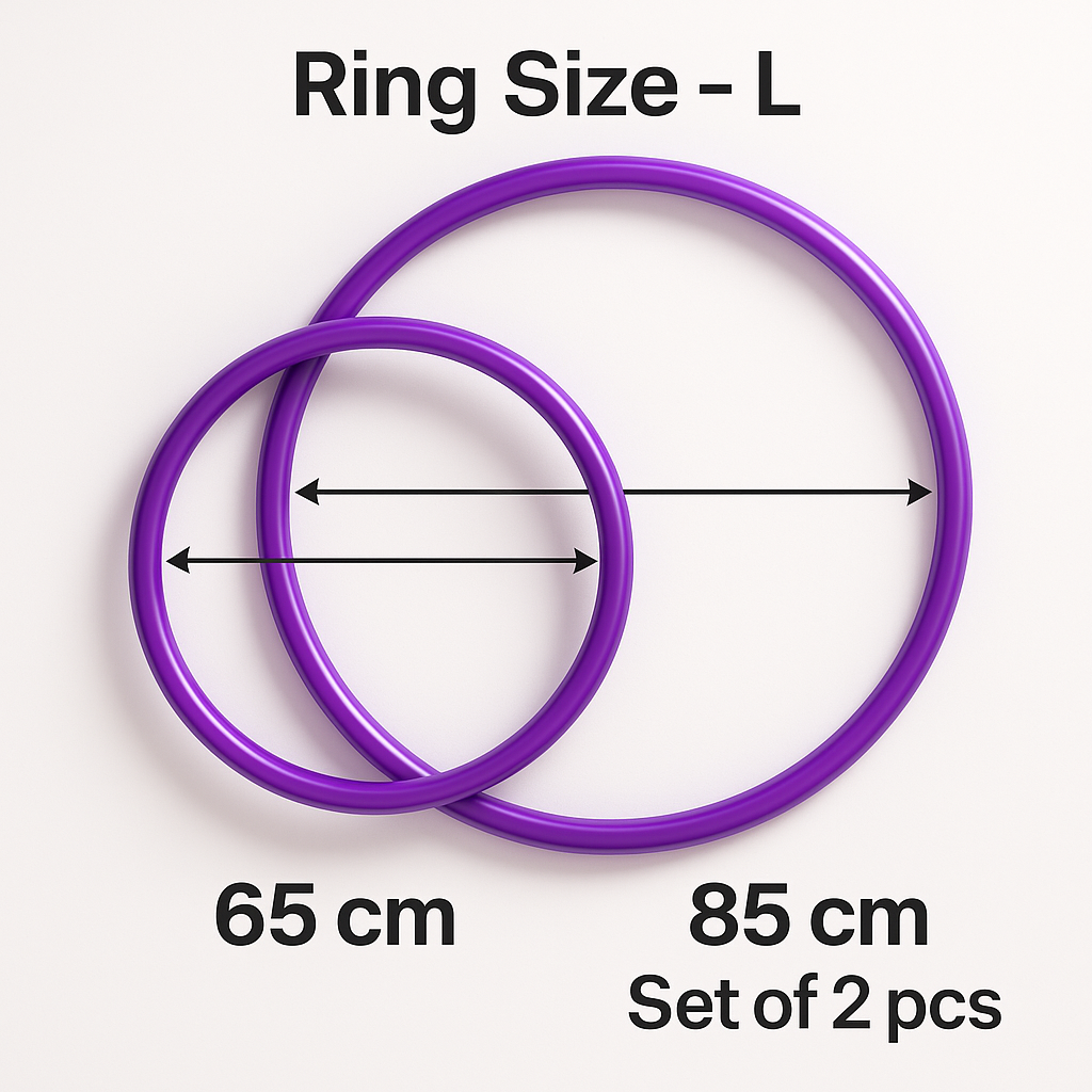 Polypro Hoops (Lightweight – 30 inches / 75 cm): - ₹1,299 – Includes all taxes and free home delivery