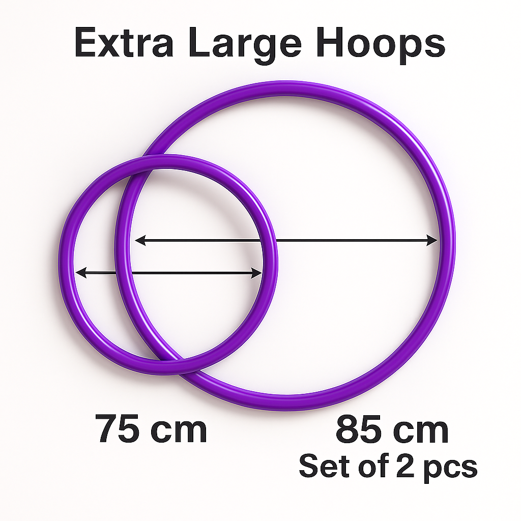 Extra large Hoops