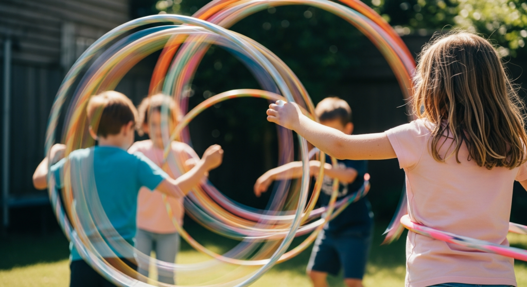 Kids hula hooping - Meet Anvi Binu Nair: A Rising Star at Hoopstar Academy