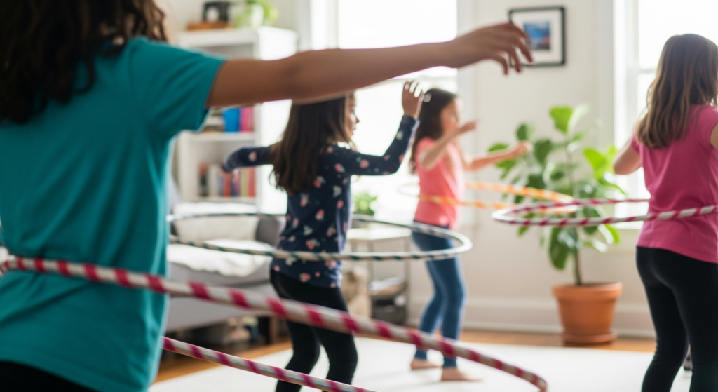 Kids hula hooping - Republic Day Magic: Ameya’s Stunning Hula Hoop Performance o