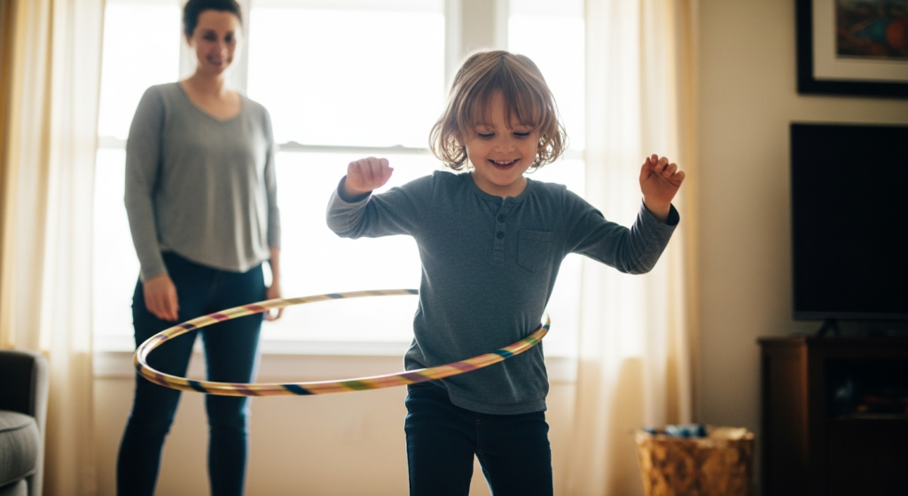 Kids hula hooping - Boost Your Child’s Focus & Beat Exam Stress with Hula Hoopin
