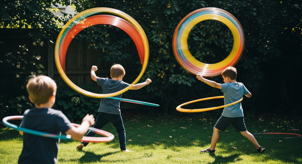 Kids hula hooping - Mrs. Pooja Agrawal’s Inspiring Journey from Passion to Succe