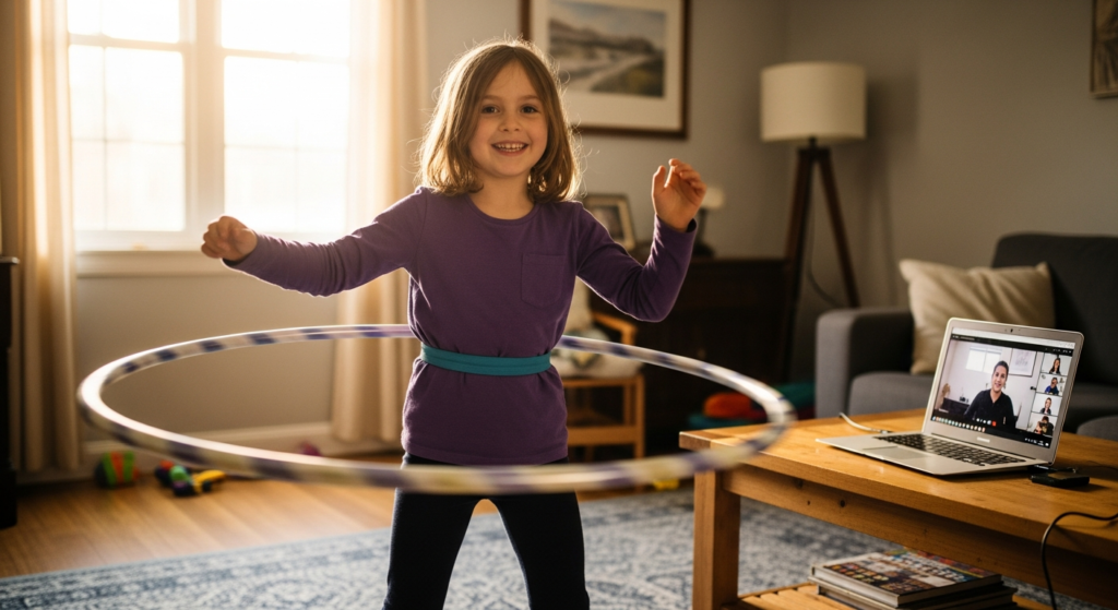 Kids hula hooping - Hoopstar Academy Brings the Joy of Hula Hooping to Megapolis