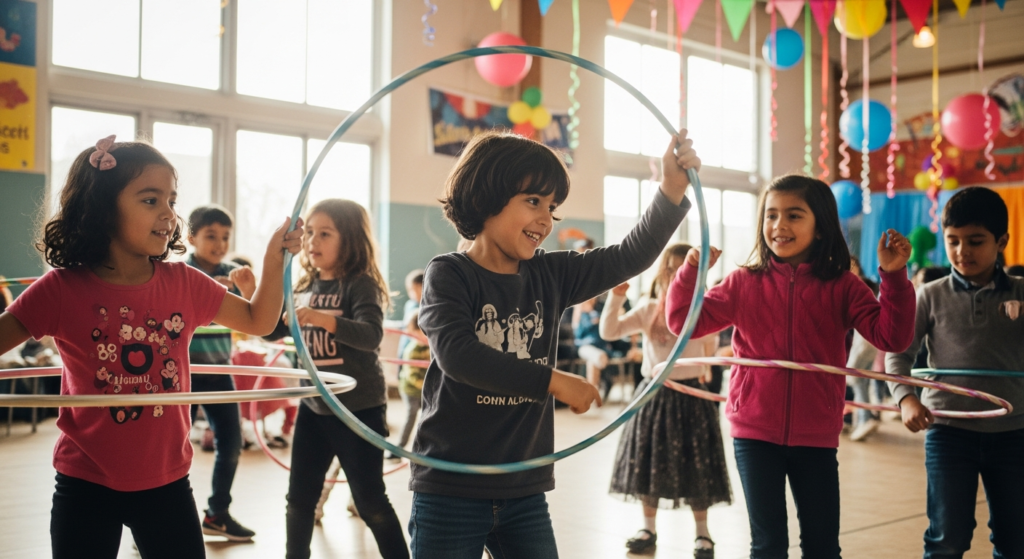 Kids hula hooping - Get Ready to Dance & Hoop with Hoopstar Academy’s Exclusive