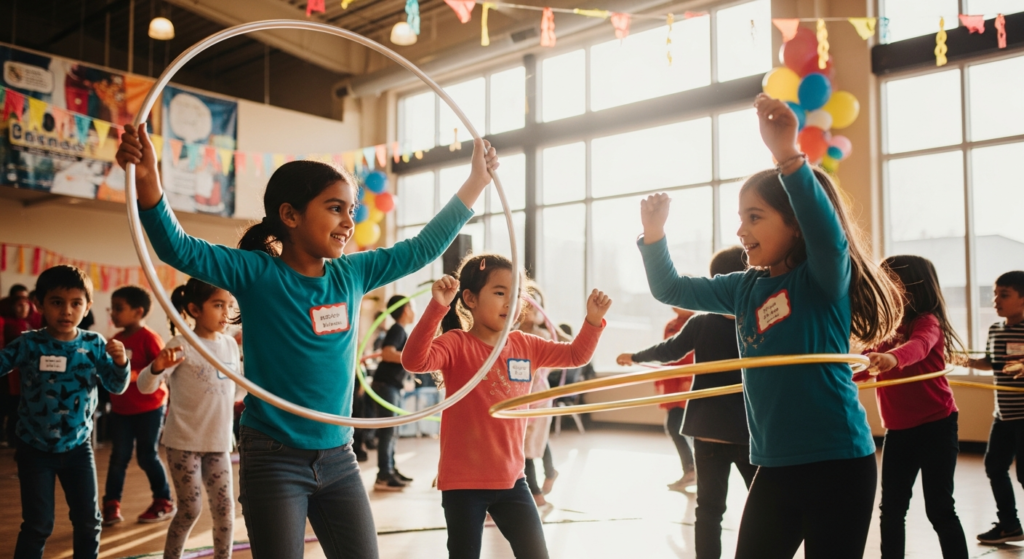 Kids hula hooping - 2025 Festival Choreography Classes Are Now Open at Hoopstar