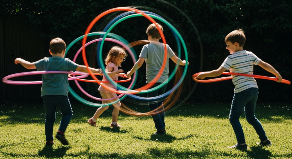 Kids hula hooping - How 7-Year-Old Moukthika Built Confidence Through Hula Hoopi