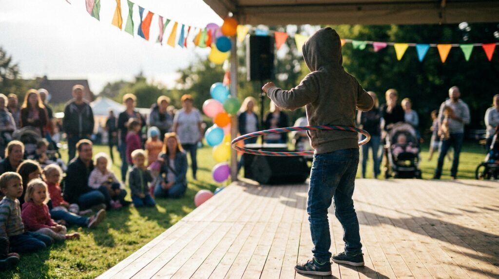 Kids hula hooping - Hiyana’s Hula Hoop Journey: A Hoopstar Academy Success Story