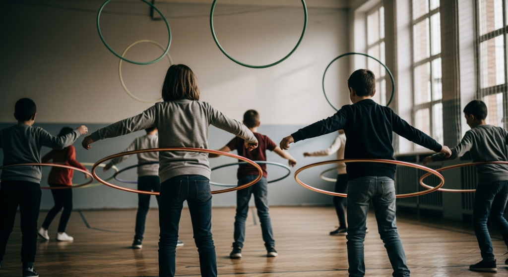 Kids hula hooping - Mishika’s Hula Hoop Journey: From Shy Beginner to Confident
