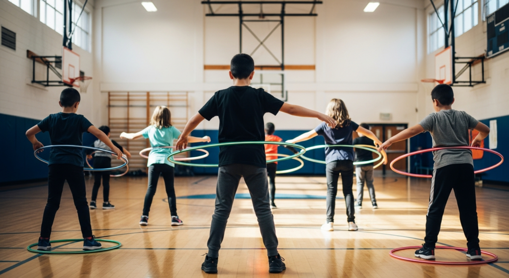 Kids hula hooping - OM Aarshvik: Hyderabad’s Hula Hooping Sensation